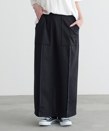 n'OrLABEL（ノアールレーベル）の「【機能素材】『配色ラインポンチナロースカート』（スカート）」