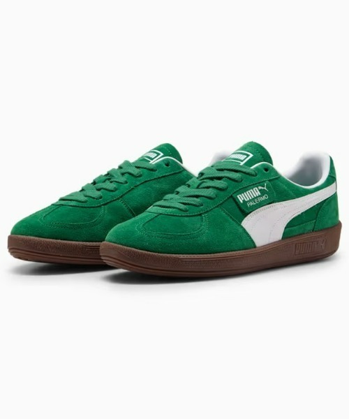PUMA(プーマ)の「【PUMA】PALERMO パレルモ(スニーカー・メンズ・グリーン・24/25/26/27/28/23)」の1枚目の写真
