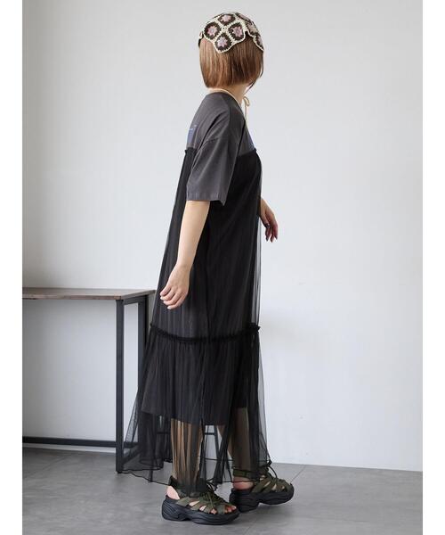 ehka sopo(エヘカソポ)の「リメイク風ワンピース(ワンピース・レディース・モカ/チャコールグレー/オフホワイト・F)」の22枚目の写真