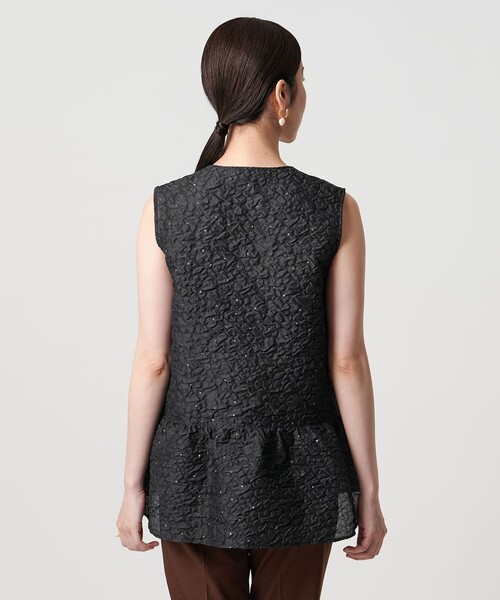 UNITED ARROWS(ユナイテッドアローズ)の「ジャガード ベスト(ベスト・レディース・ブラック/ネイビー・38/36)」の6枚目の写真