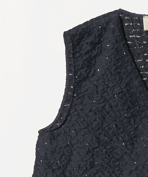 UNITED ARROWS(ユナイテッドアローズ)の「ジャガード ベスト(ベスト・レディース・ブラック/ネイビー・38/36)」の10枚目の写真