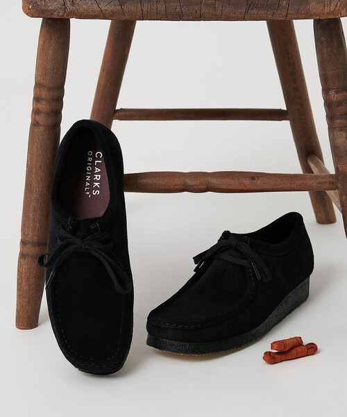 Clarks Originals（クラークスオリジナルズ）の「＜Clarks Originals＞ワラビー シューズ（モカシン/デッキシューズ・メンズ・ブラック・UK9h/UK7h/UK7/UK8h/UK6/UK9/UK8/UK6h）」の2枚目の写真