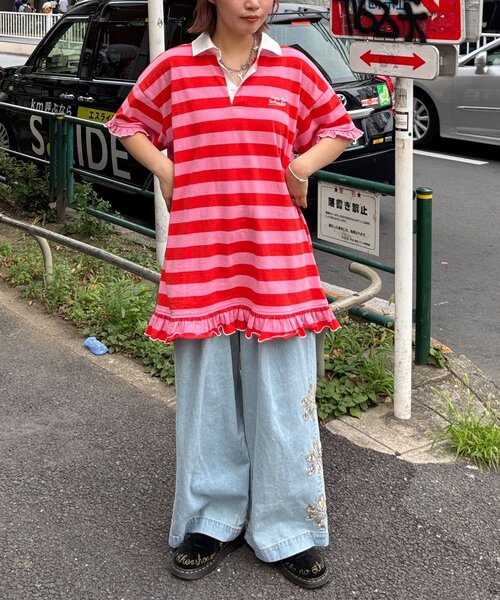 セール】【HELLO.SANFRANCISCO/ハローサンフランシスコ】ロゴ刺繍