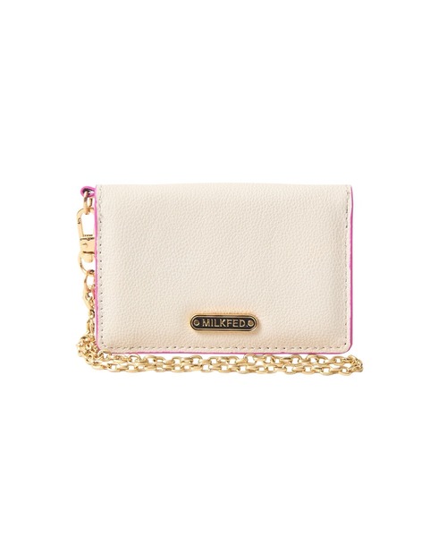 MILKFED.（ミルクフェド）の「LOGO MULTI PASS CASE（パスケース・レディース・ブラック/オフホワイト/ブラウン・ONE SIZE）」の10枚目の写真