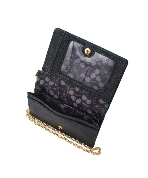 MILKFED.（ミルクフェド）の「LOGO MULTI PASS CASE（パスケース・レディース・ブラック/オフホワイト/ブラウン・ONE SIZE）」の11枚目の写真