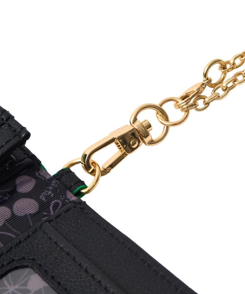 MILKFED.（ミルクフェド）の「LOGO MULTI PASS CASE（パスケース・レディース・ブラック/オフホワイト/ブラウン・ONE SIZE）」の9枚目の写真