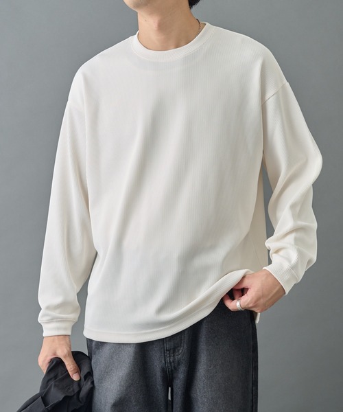 セール】ドレープリブクルー長袖T（Tシャツ/カットソー）｜COLONY 2139