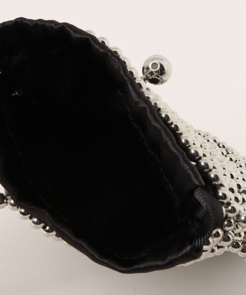 VIBGYOR（ヴィブジョー）の「Mignonjour/パールビーズミニショルダー M2811（ショルダーバッグ・レディース・ブラック/ホワイト・FREE）」の13枚目の写真