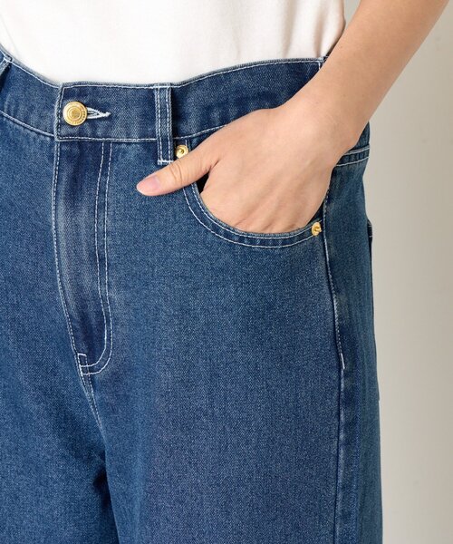 Jena espace merveilleux（ジェナ　エスパスメルヴェイユ）の「【5サイズ展開】【WEB限定】ストレートデニムパンツ（デニムパンツ・レディース・ネイビー/サックスブルー/ブラック・4/0/3/2/1）」の20枚目の写真