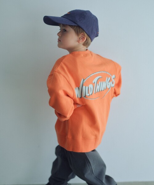 WILD THINGS(ワイルドシングス)の「【別注】<WILD THINGS>コーデュロイ キャップ / キッズ(キャップ・キッズ・グレー系/パープル/ネイビー・FREE)」の4枚目の写真