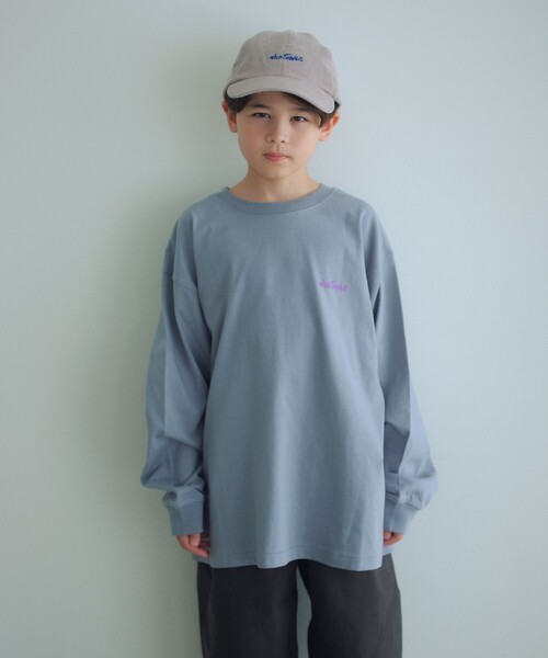 WILD THINGS(ワイルドシングス)の「【別注】<WILD THINGS>コーデュロイ キャップ / キッズ(キャップ・キッズ・グレー系/パープル/ネイビー・FREE)」の5枚目の写真