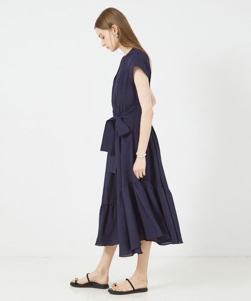 DESIGNWORKS(デザインワークス)の「アシンメトリーヘムワンピース(ワンピース・レディース・パープル・38)」の22枚目の写真