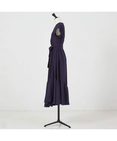 DESIGNWORKS(デザインワークス)の「アシンメトリーヘムワンピース(ワンピース・レディース・パープル・38)」の18枚目の写真