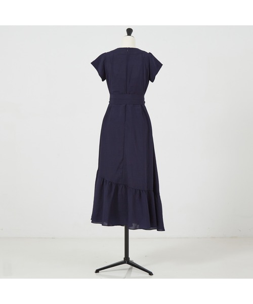 DESIGNWORKS(デザインワークス)の「アシンメトリーヘムワンピース(ワンピース・レディース・パープル・38)」の17枚目の写真