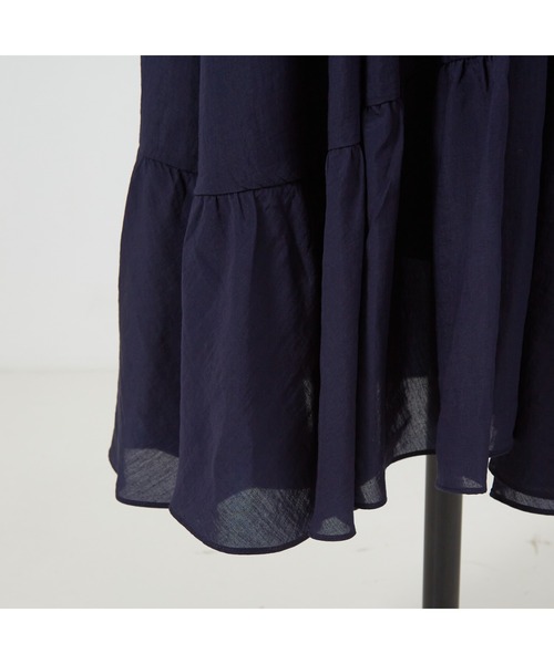 DESIGNWORKS(デザインワークス)の「アシンメトリーヘムワンピース(ワンピース・レディース・パープル・38)」の11枚目の写真