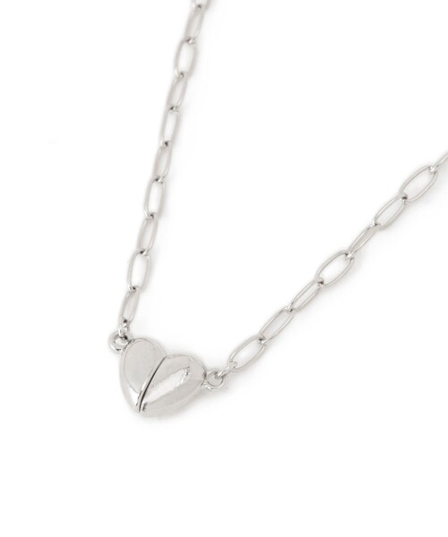 ROPE' PICNIC(ロペピクニック)の「【前後2WAY】マグネットハートボールドチェーンネックレス(ネックレス・レディース・ゴールド/シルバー・FREE)」の12枚目の写真