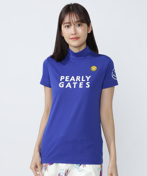 PEARLY GATES】PG is PG ベアカノコ半袖ハイネックカットソー（Tシャツ