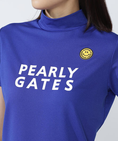 PEARLY GATES】PG is PG ベアカノコ半袖ハイネックカットソー（Tシャツ