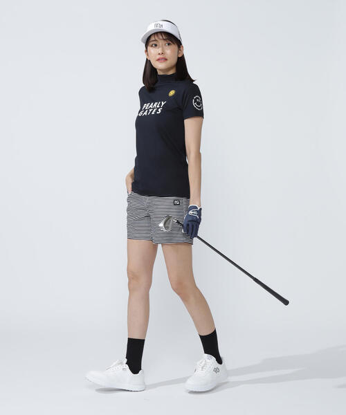 PEARLY GATES】PG is PG ベアカノコ半袖ハイネックカットソー（Tシャツ