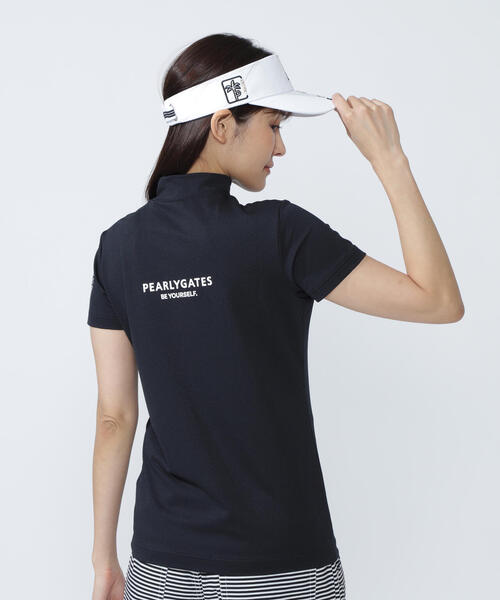 PEARLY GATES】PG is PG ベアカノコ半袖ハイネックカットソー（Tシャツ