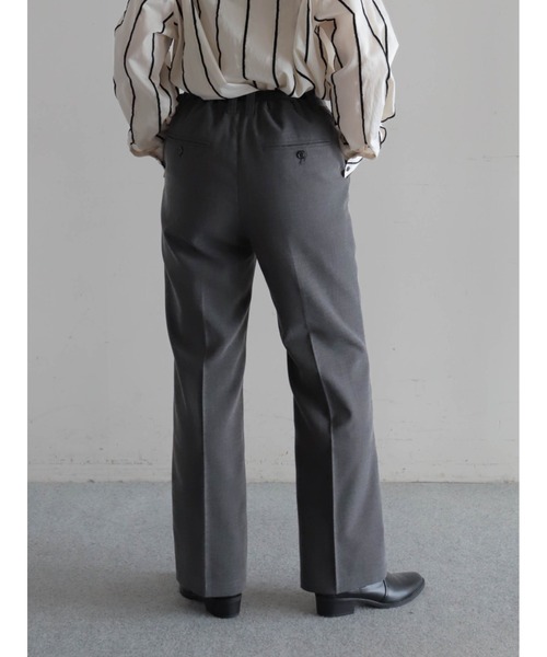 FIL DE FER（フィルデフェール）の「TOP調TR　スリムスラックス（スラックス・レディース・チャコールグレー/ブラウン・MEDIUM/SMALL）」の12枚目の写真