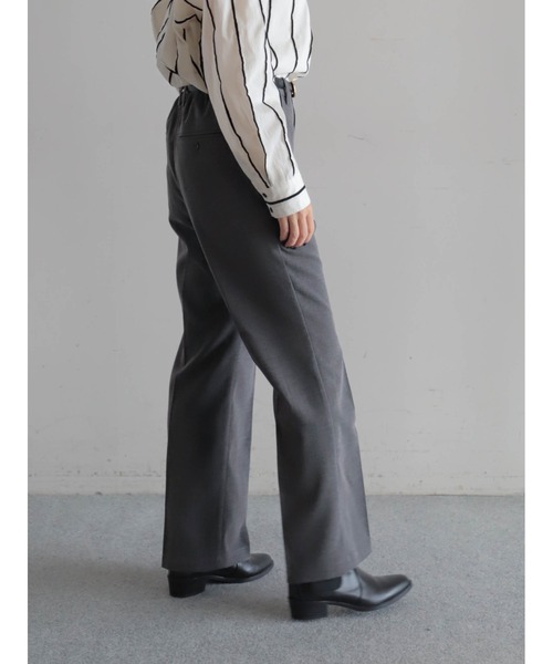 FIL DE FER（フィルデフェール）の「TOP調TR　スリムスラックス（スラックス・レディース・チャコールグレー/ブラウン・MEDIUM/SMALL）」の11枚目の写真