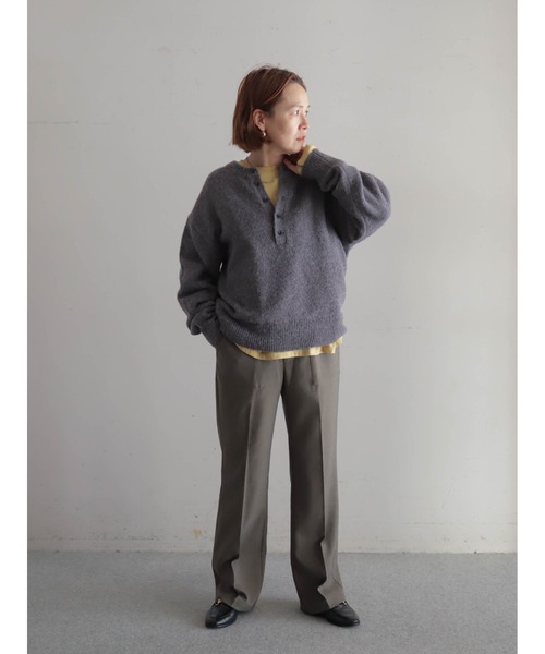 FIL DE FER（フィルデフェール）の「TOP調TR　スリムスラックス（スラックス・レディース・チャコールグレー/ブラウン・MEDIUM/SMALL）」の17枚目の写真