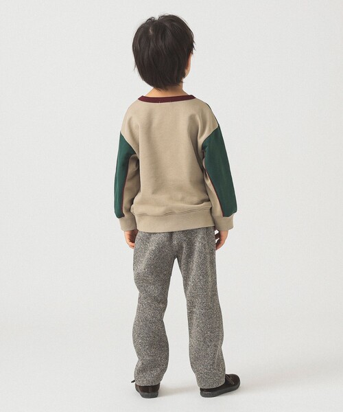 B:MING by BEAMS（ビーミングバイビームス）の「配色 切替 スウェット 2025FW（100～140cm）（スウェット・キッズ・グリーン/イエロー・120/100/140/130/110）」の13枚目の写真