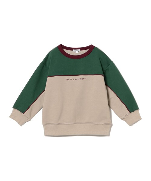 B:MING by BEAMS（ビーミングバイビームス）の「配色 切替 スウェット 2025FW（100～140cm）（スウェット・キッズ・グリーン/イエロー・120/100/140/130/110）」の20枚目の写真