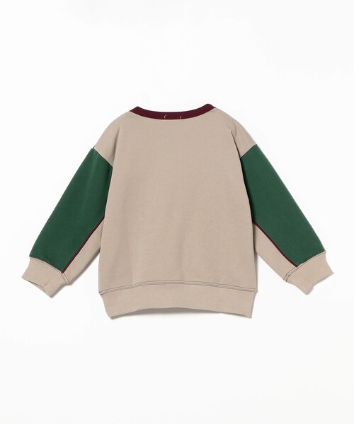 B:MING by BEAMS（ビーミングバイビームス）の「配色 切替 スウェット 2025FW（100～140cm）（スウェット・キッズ・グリーン/イエロー・120/100/140/130/110）」の21枚目の写真