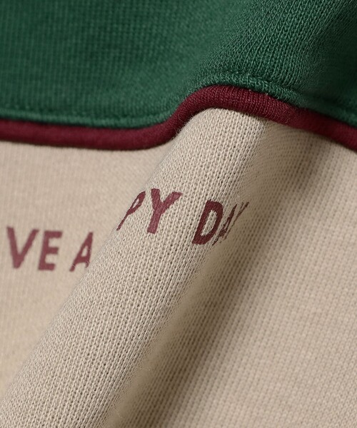 B:MING by BEAMS（ビーミングバイビームス）の「配色 切替 スウェット 2025FW（100～140cm）（スウェット・キッズ・グリーン/イエロー・120/100/140/130/110）」の22枚目の写真