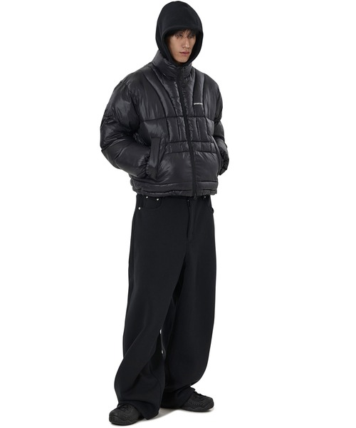 OY（オーワイ）の「『OY/オーワイ』WIDE VOLUME SWEATPANTS/ワイドボリュームスウェットパンツ（スウェットパンツ・レディース・ブラック/グレー・M/L）」の9枚目の写真
