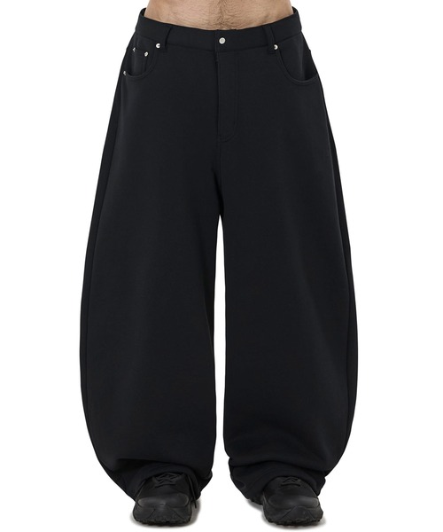 OY（オーワイ）の「『OY/オーワイ』WIDE VOLUME SWEATPANTS/ワイドボリュームスウェットパンツ（スウェットパンツ・レディース・ブラック/グレー・M/L）」の6枚目の写真