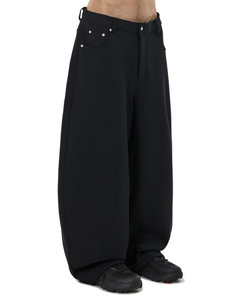 OY（オーワイ）の「『OY/オーワイ』WIDE VOLUME SWEATPANTS/ワイドボリュームスウェットパンツ（スウェットパンツ・レディース・ブラック/グレー・M/L）」の7枚目の写真