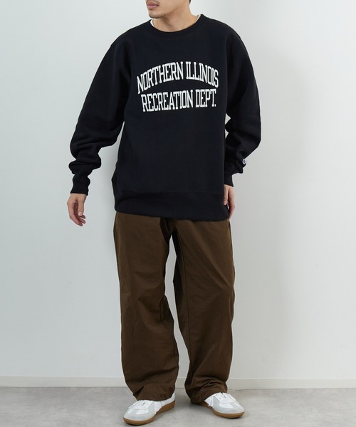 Champion/チャンピオン] リバースウィーブ カレッジロゴプリント