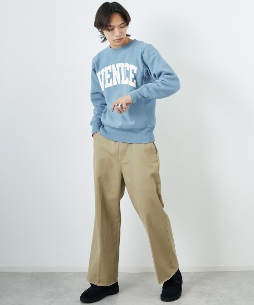 Champion（チャンピオン）の「[Champion/チャンピオン] リバースウィーブ カレッジロゴプリントスウェット（スウェット・レディース・ネイビー/ブラック/ブルー/オートミール・XXL/XL/L）」の13枚目の写真