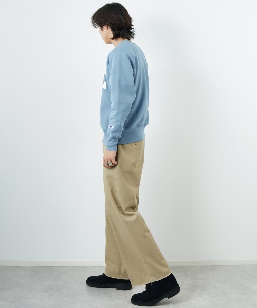 Champion（チャンピオン）の「[Champion/チャンピオン] リバースウィーブ カレッジロゴプリントスウェット（スウェット・レディース・ネイビー/ブラック/ブルー/オートミール・XXL/XL/L）」の14枚目の写真