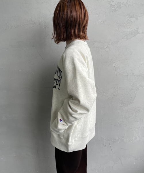 Champion/チャンピオン] リバースウィーブ カレッジロゴプリント