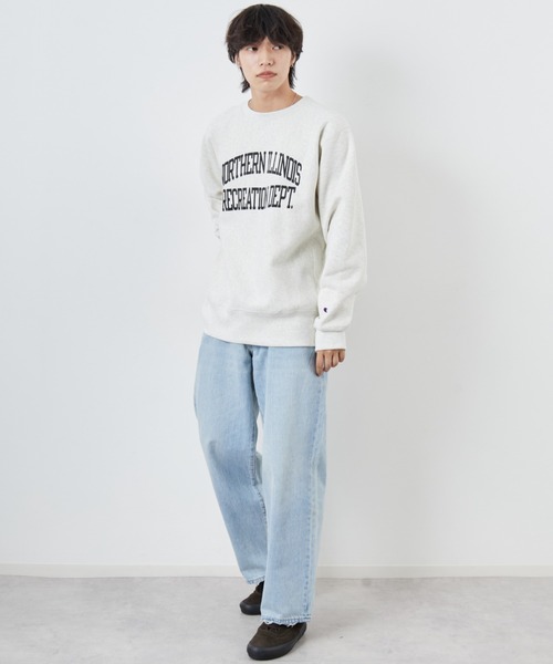 Champion/チャンピオン] リバースウィーブ カレッジロゴプリント