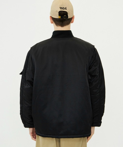 SPIEWAK(スピーワック)の「G-8 WEP ロングジャケット ナイロンオックスフォード/フライトジャケット(ミリタリージャケット・メンズ・グレー/ブラック/セージグリーン・MEDIUM/SMALL/LARGE/X-LARGE)」の10枚目の写真