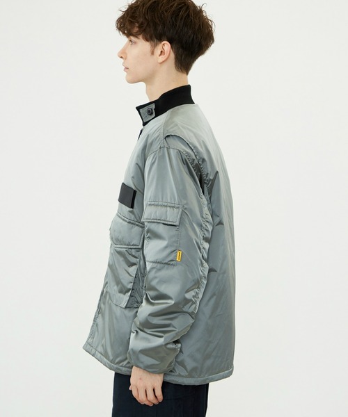 SPIEWAK(スピーワック)の「G-8 WEP ロングジャケット ナイロンオックスフォード/フライトジャケット(ミリタリージャケット・メンズ・グレー/ブラック/セージグリーン・MEDIUM/SMALL/LARGE/X-LARGE)」の18枚目の写真