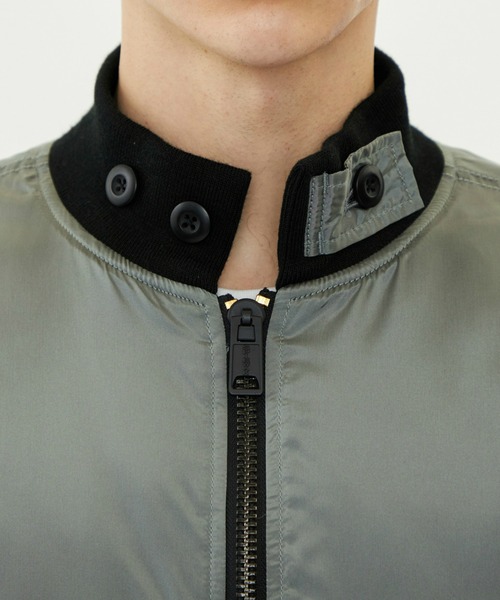 SPIEWAK(スピーワック)の「G-8 WEP ロングジャケット ナイロンオックスフォード/フライトジャケット(ミリタリージャケット・メンズ・グレー/ブラック/セージグリーン・MEDIUM/SMALL/LARGE/X-LARGE)」の21枚目の写真