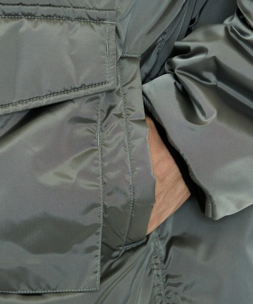 SPIEWAK(スピーワック)の「G-8 WEP ロングジャケット ナイロンオックスフォード/フライトジャケット(ミリタリージャケット・メンズ・グレー/ブラック/セージグリーン・MEDIUM/SMALL/LARGE/X-LARGE)」の22枚目の写真