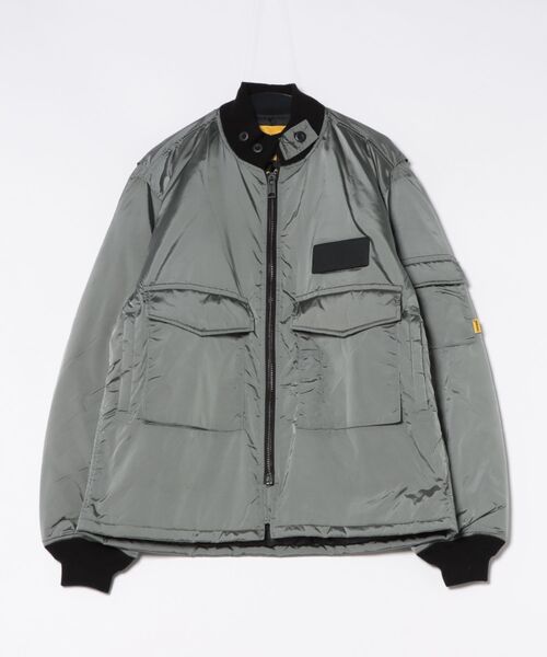 SPIEWAK(スピーワック)の「G-8 WEP ロングジャケット ナイロンオックスフォード/フライトジャケット(ミリタリージャケット・メンズ・グレー/ブラック/セージグリーン・MEDIUM/SMALL/LARGE/X-LARGE)」の5枚目の写真