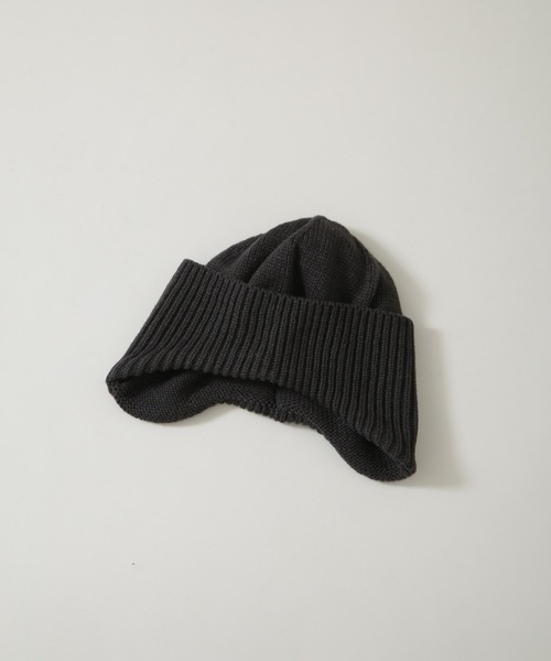 NANO universe（ナノユニバース）の「RACAL/別注 Ear Short Watch（ニットキャップ/ビーニー・メンズ・チャコール/グリーン/レッド/ブラウン・FREE）」の2枚目の写真