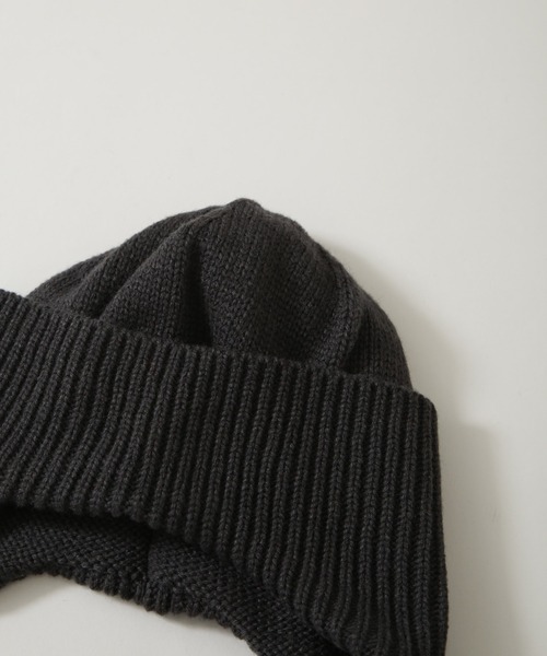 NANO universe（ナノユニバース）の「RACAL/別注 Ear Short Watch（ニットキャップ/ビーニー・メンズ・チャコール/グリーン/レッド/ブラウン・FREE）」の6枚目の写真