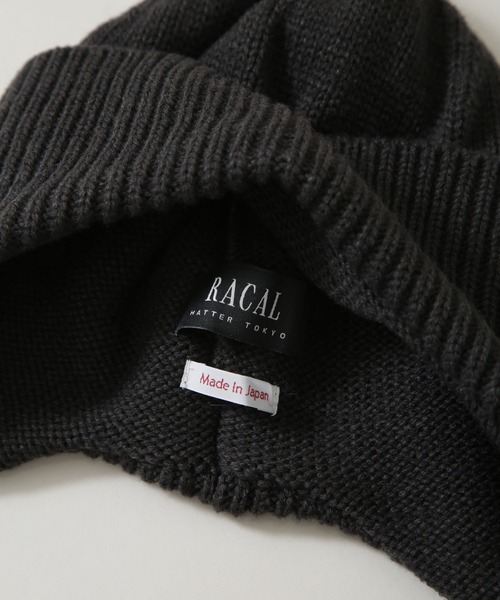 NANO universe（ナノユニバース）の「RACAL/別注 Ear Short Watch（ニットキャップ/ビーニー・メンズ・チャコール/グリーン/レッド/ブラウン・FREE）」の8枚目の写真
