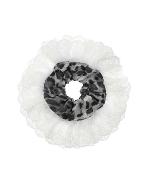 jouetie（ジュエティ）の「ビッグレオパードシュシュ（シュシュ・レディース・グレー/ブラウン・FREE）」の2枚目の写真