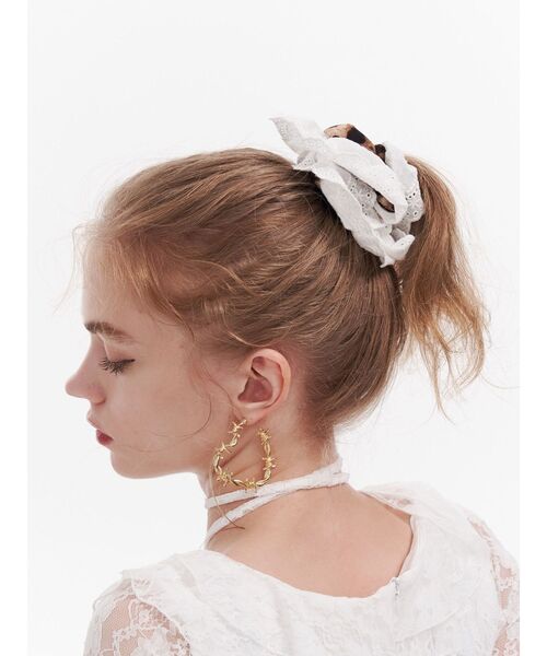 jouetie（ジュエティ）の「ビッグレオパードシュシュ（シュシュ・レディース・グレー/ブラウン・FREE）」の3枚目の写真