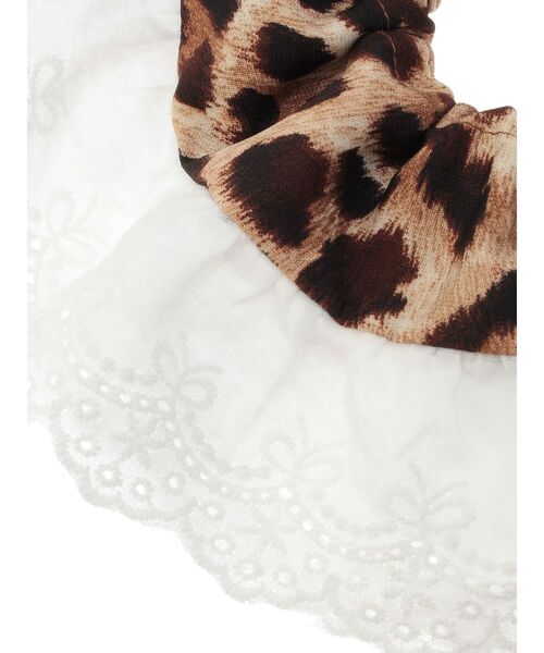 jouetie（ジュエティ）の「ビッグレオパードシュシュ（シュシュ・レディース・グレー/ブラウン・FREE）」の4枚目の写真